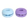 2pcs Makeup Brushes Cleansing Bowl Cute Shaped Soft Silicone Cosmetic Brushes Washing Tool Blue Purple view 4