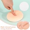 2Pcs Powder Puff 5Inch Body Powder Puff Large Loose Powder Puff Round Velour Powder Puff Ultra Soft Washable Fluffy Body Powder with Ribbon view 3