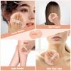 2Pcs Powder Puff 5Inch Body Powder Puff Large Loose Powder Puff Round Velour Powder Puff Ultra Soft Washable Fluffy Body Powder with Ribbon view 4