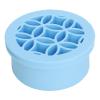 2 in 1 Makeup Brush Cleaning Mat with Brush Drying Rack Folding Space Saving Cosmetic Brush Cleaner Bowl (Blue) view 4