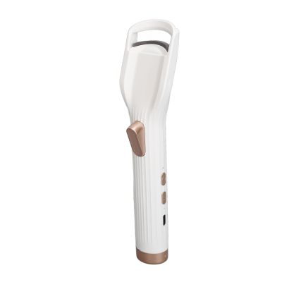 2 in 1 Heated Eyelash Curler with Hair Dryer Larger Heating Silicone Pad Rechargeable Electric Lash Curler