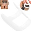 Beard Shaping Tool Kit Neckline Shaving Template Guide Set 4pcs for Men Hair Styling,White. view 2