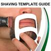 Beard Shaping Tool Kit Neckline Shaving Template Guide Set 4pcs for Men Hair Styling,White. view 3