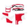 Beard Shaping Tool Kit Neckline Shaving Template Guide Set 4pcs for Men Hair Styling,White. view 4