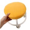 Baluue Salon Pedicure Stool Wheels Low Footrest Chair Swivel Rolling Seat for Bathroom Vanity Sturdy Easy to Move view 3
