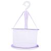 CHILDWEET Mesh Makeup Puff Drying Basket Ventilated Hanging Rack for Brushes Sponges Compact Storage for Fast Drying Cosmetics Beauty Tools Purple view 1