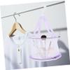 CHILDWEET Mesh Makeup Puff Drying Basket Ventilated Hanging Rack for Brushes Sponges Compact Storage for Fast Drying Cosmetics Beauty Tools Purple view 4
