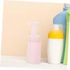 minkissy 4pcs Portable Foaming Soap Dispenser Travel Pump Bottle for Hand Washing Ergonomic Design for Easy Dispensing for Home Go Use view 4