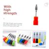 Ipetboom 4pcs Professional Nail Drill Bit Set for Nails Drill Bit Set Tips Manicure Supplies Metal view 4