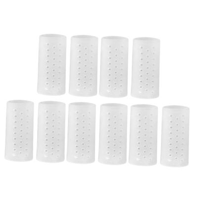 FOMIYES 5pairs Flexible Toe Protectors Anti-friction Finger Sleeves Breathable Sebs Material Comfortable for Daily Use High Heels and Sports Activities