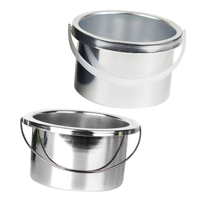 NOLITOY 2pcs Wax Melting Machine Inner Pot Durable Wax Warmer Dish for Easy Hair Removal Compatible Metal Construction Simple to Clean and Replace