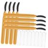 FOMIYES 8pcs Silicone Lash Brush Portable Eye Makeup Tools Protective Cover for Travel for Separating Eyelashes and Applying Mascara view 1