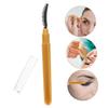 FOMIYES 8pcs Silicone Lash Brush Portable Eye Makeup Tools Protective Cover for Travel for Separating Eyelashes and Applying Mascara view 3