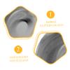 Didiseaon Marbled Shaving Bowl Deep Soap Container for Men Skin Care Shaving Bowl Soap Bubbles Delicate Porcelain Compact for Home Travel view 3