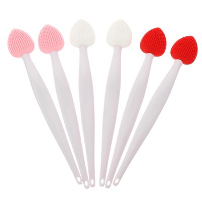 Baluue 30pcs Facial Scrub Lip Exfoliator Nose Cleaning Tools Lightweight Portable Comfortable Handle Deep Cleaning for Refreshed Skin