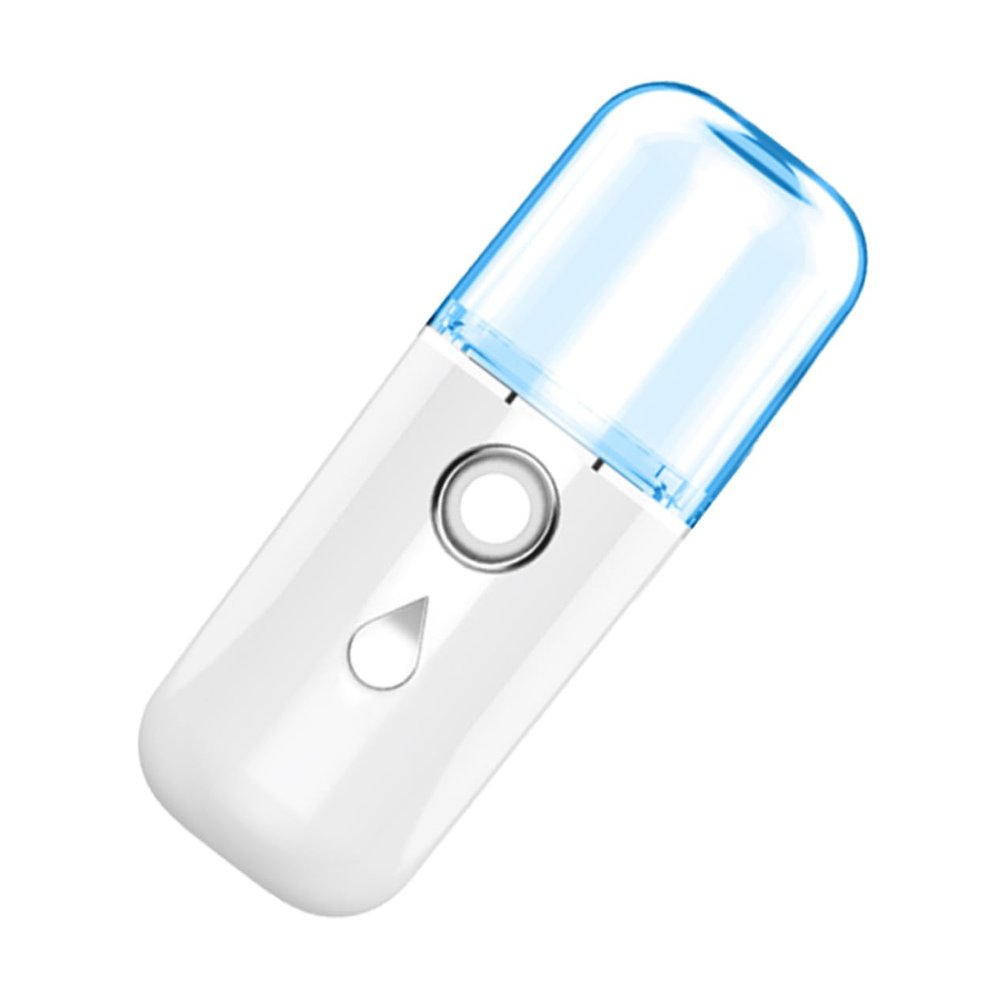 FRCOLOR USB Charged Mini Handheld Beauty Instrument Face Humidifier Water Replenishment Portable Nano Facial Mister for Women Random Style