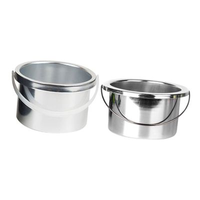 Didiseaon 2pcs Wax Warmer Inner Pans for Hair Removal Metal Wax Melting Dish Compatible and Easy to Clean Essential Accessory for Home and Salon Use