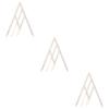 Ipetboom 3pcs Stainless Steel Eyebrow Ruler Tape Eyebrow Measuring Tool for Shaping Stencil view 1