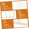 Ipetboom 3pcs Stainless Steel Eyebrow Ruler Tape Eyebrow Measuring Tool for Shaping Stencil view 2
