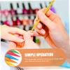 HAKIDZEL 2packs Double-sided Nail Cleaning Rods Cuticle Remover Sticks for Manicure and Pedicure Durable and Practical view 2