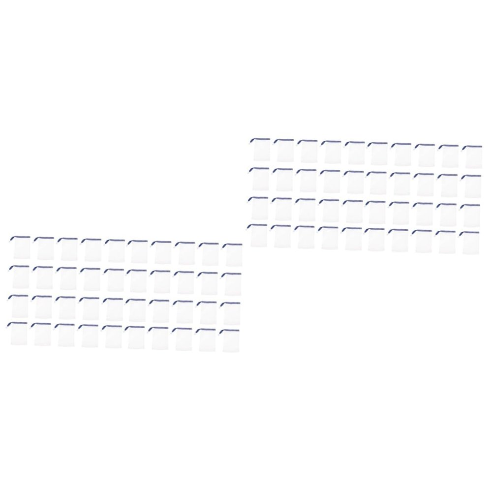 Baluue 40pcs Soap Foaming Net Pouches for Shower Drawstring Design Quick Drying Cleansing Bathing Bags for Exfoliating and Storage of Soap Bars