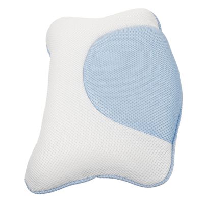 Didiseaon Bathtub Pillow Suction Cup 3D Mesh Bath Accessories Spa Neck Pillow Tub Pillow Bath Tub Head Rest Pillow