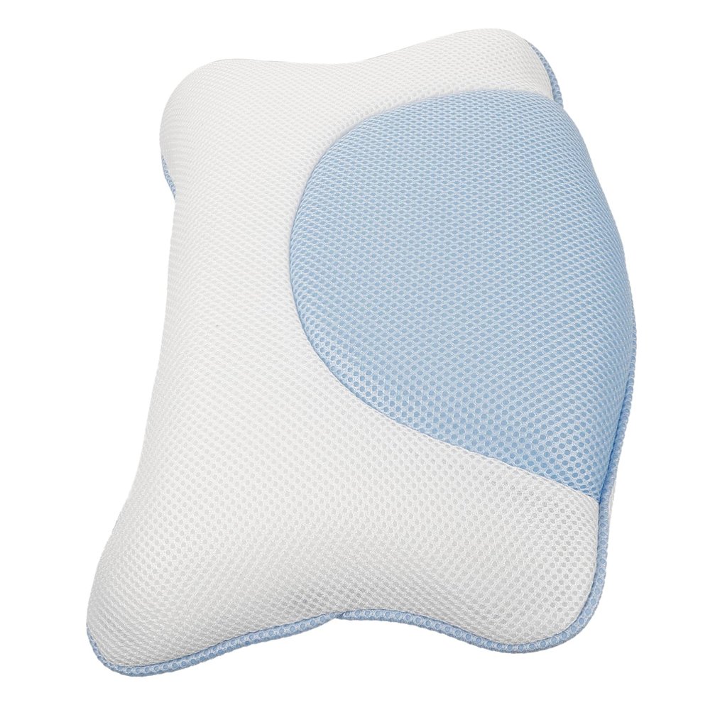 Didiseaon Bathtub Pillow Suction Cup 3D Mesh Bath Accessories Spa Neck Pillow Tub Pillow Bath Tub Head Rest Pillow