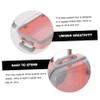 SOESFOUFU Luggage Shaped Eyelash Storage Box with Transparent Window Compact Faux Lash Case for Easy Management Cute Small for Travel and Organization view 4