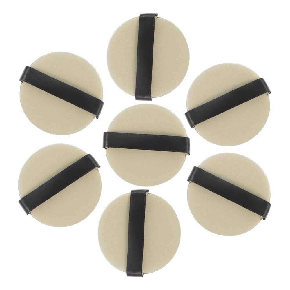 Didiseaon 7pcs Double Puff Sponge for Foundation Makeup Dry Wet Dual-sided Sponges Ridges