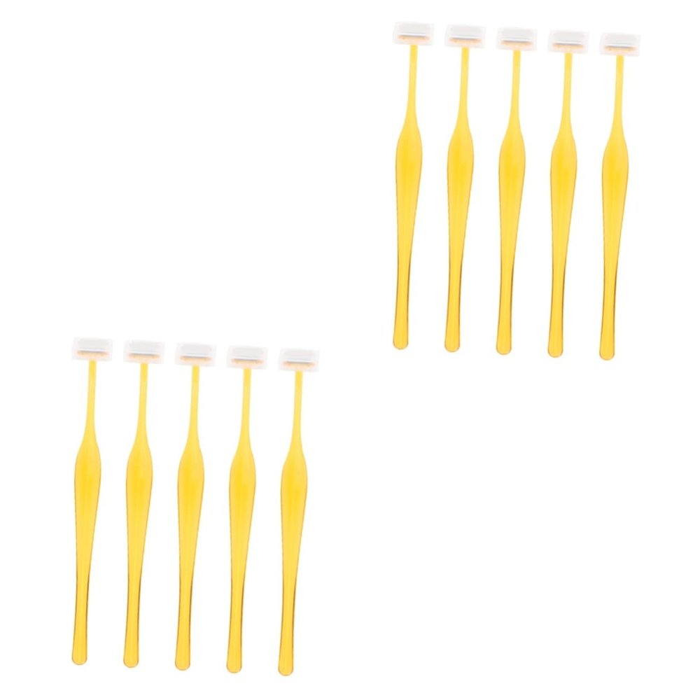 Ipetboom 10pcs Eyebrow Trimmers Safe and Portable Facial Hair for Precise Eyebrow Grooming and Hair Removal Lightweight Design for Easy Use for Maintenance