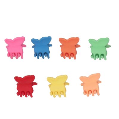 100pcs Butterfly Hair Clips, Assorted Color Butterfly Pastel Mini Cute Claw Clips, Bulk Small Mini Butterfly Hair Clips for Girls
