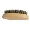 Beard & Mustache Brush Oval Wood Handle For Facial Hair Boar Bristle Brush Men Beard Grooming Brush Adds & Softnes view 4