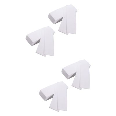 FOMIYES 4packs Thickened Depilatory Paper for Body Facial Hair Removal Non-woven Wax Paper Easy to Use