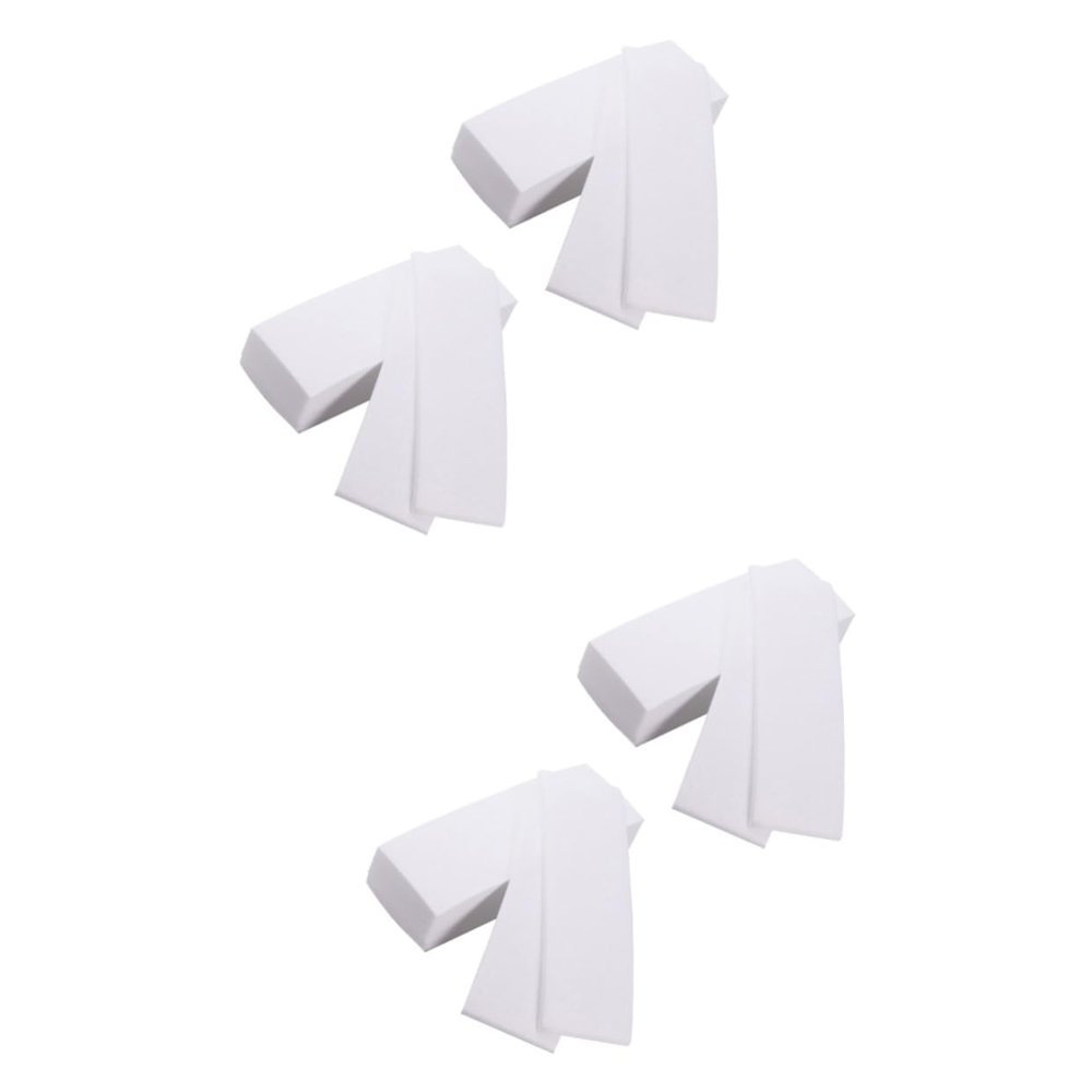 FOMIYES 4packs Thickened Depilatory Paper for Body Facial Hair Removal Non-woven Wax Paper Easy to Use