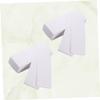 FOMIYES 6packs Non-woven Depilatory Wax Paper Hair Removal Pads for Women Facial Body Hair Unbleached Thickened Skin-friendly view 4