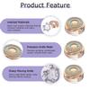 Gen 2 Replacement Heads for Flawless Facial Hair Remover, Shaver Pro Replacement Blades Heads Compatible with Finishing Touch Flawless Hair Removal for Woman Face,As Seen on TV.(6 Pack) view 3