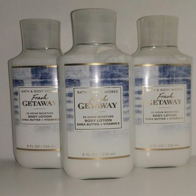 3 Fresh Getaway (Yuzu Citrus) Bath Body Lotion w/Shea & Vitamin E 8 oz