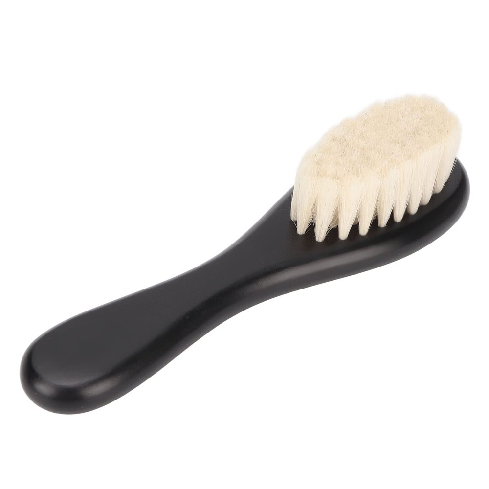 Barber Beard Brush Soft Hair Cleaning Wooden Handle Beard Styling Cleaning Brush for Men