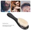 Barber Beard Brush Soft Hair Cleaning Wooden Handle Beard Styling Cleaning Brush for Men view 2