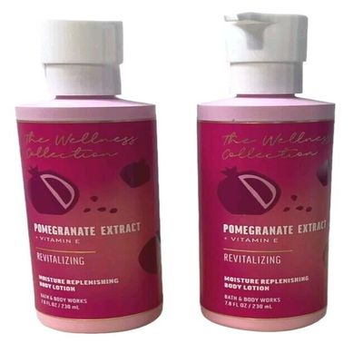 2 POMEGRANATE EXTRACT REVITALIZING BATH BODY LOTION 7.8