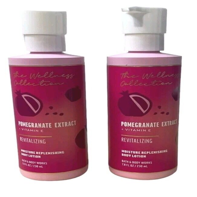 2 POMEGRANATE EXTRACT REVITALIZING BATH BODY LOTION 7.8