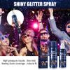 60ml Shiny Glitter Spray, Hair and Body Glitter Hairspray with Glitter Powder for Makeup, Festival Outfits, Halloween Decorations view 3