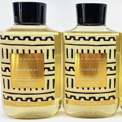 2 CHAMPAGNE TOAST CONFIDENT Shower Gel bath & body 10 fl oz