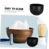 NOLITOY Men Shaving Bowl Durable Multi-use Shave Soap Container Lightweight Natural Design Portable Deep Foaming Bowl for Effortless Shaving Experience Travel view 3
