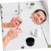 NOLITOY Men Shaving Bowl Durable Multi-use Shave Soap Container Lightweight Natural Design Portable Deep Foaming Bowl for Effortless Shaving Experience Travel view 4