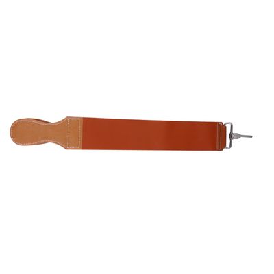 NOLITOY Leather and Canvas Razor Strop Durable Double-layer Sharpening Strap for Smooth Shaving Blades for Barbers and Home Use Hanging Buckle