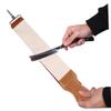NOLITOY Leather and Canvas Razor Strop Durable Double-layer Sharpening Strap for Smooth Shaving Blades for Barbers and Home Use Hanging Buckle view 4