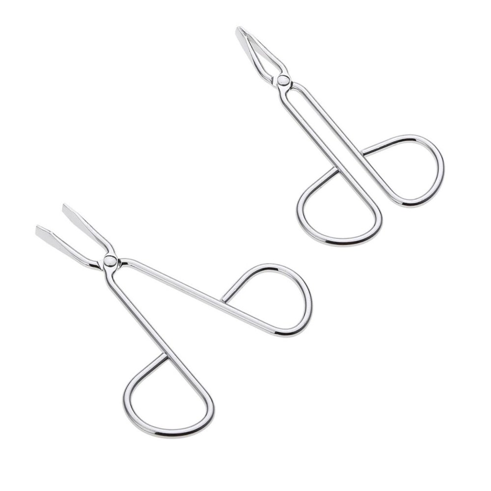 Didiseaon 6pc Eyebrow Tweezers Set Stainless Steel Round Tip Eyebrow Clamp Beauty Tool for Women Men