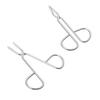 Didiseaon 6pc Eyebrow Tweezers Set Stainless Steel Round Tip Eyebrow Clamp Beauty Tool for Women Men view 1