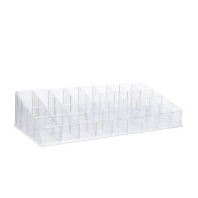 ASAKKURA Desktop Lipstick Organizer Slots Household Lipstick Rack for Neat Storage Lightweight Home Accessory for Makeup Organization